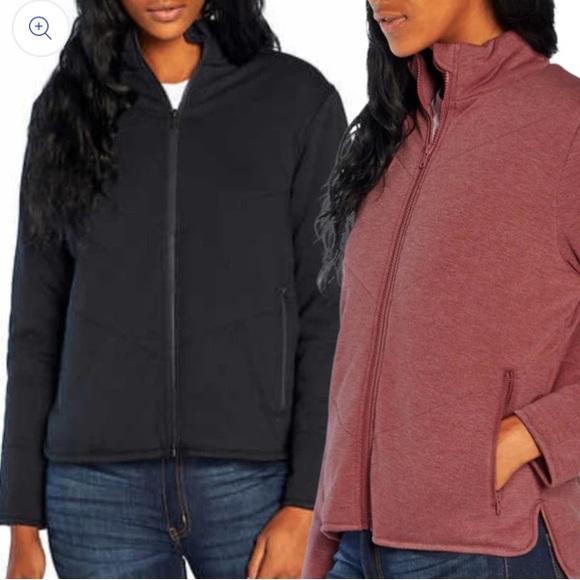 Three Dots Jackets & Blazers - Three Dots Cozy Midweight Insulated Quilted High Low Hem Zip Jacket, Medium